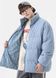 Блакитна куртка зимова двостороння жіноча (унісекс) 40 фото 4