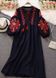 Чорна сукня жіноча з вишивкою 3 фото