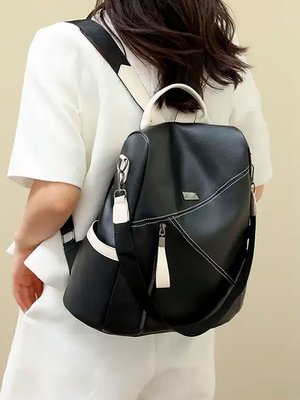 Черный рюкзак женский экокожа  rs0100 фото