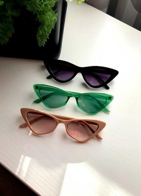 Женские солнцезащитные очки, форма лисичка 34 фото